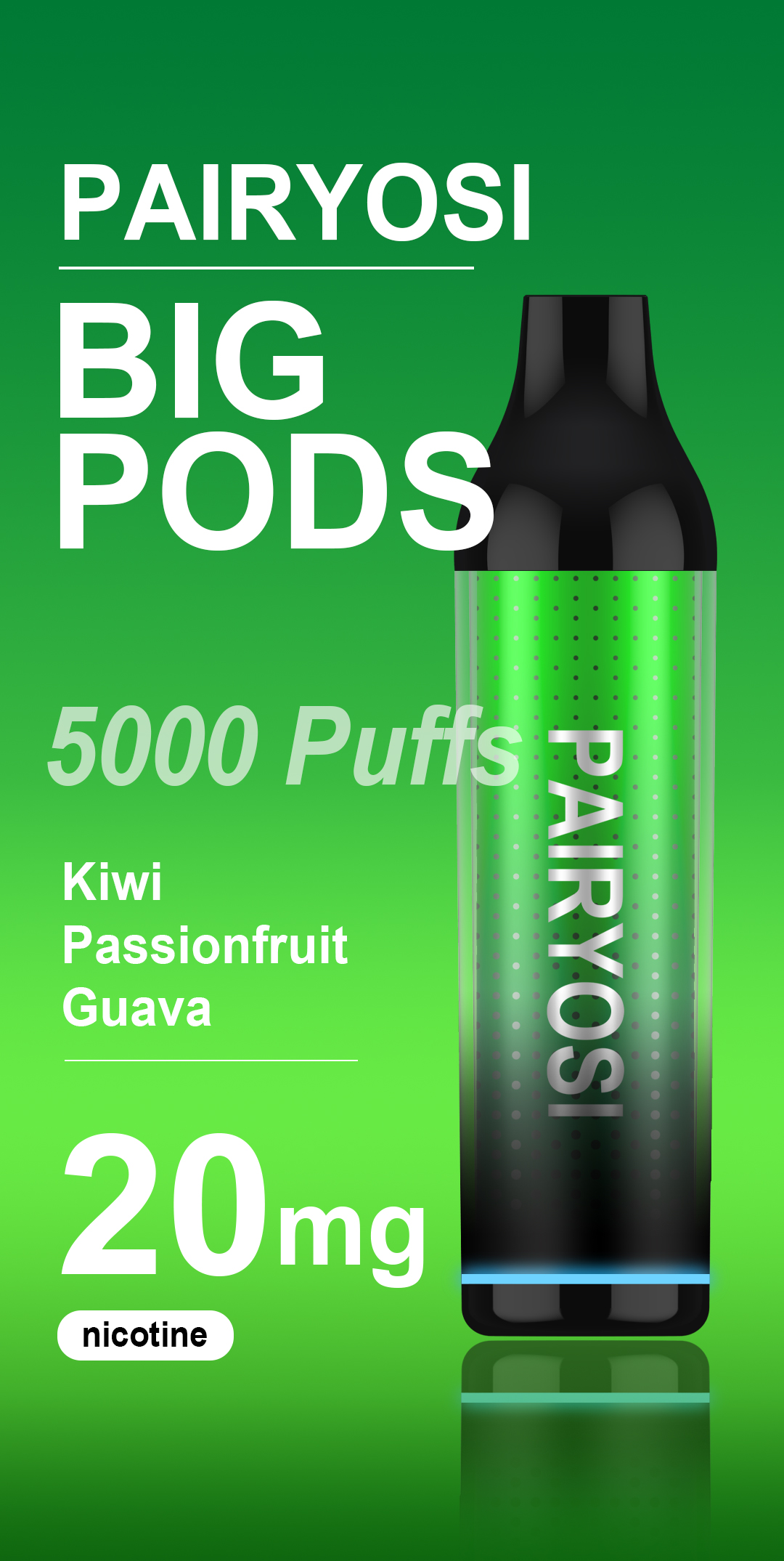 Big Pod vape kiwi passionfruit guava