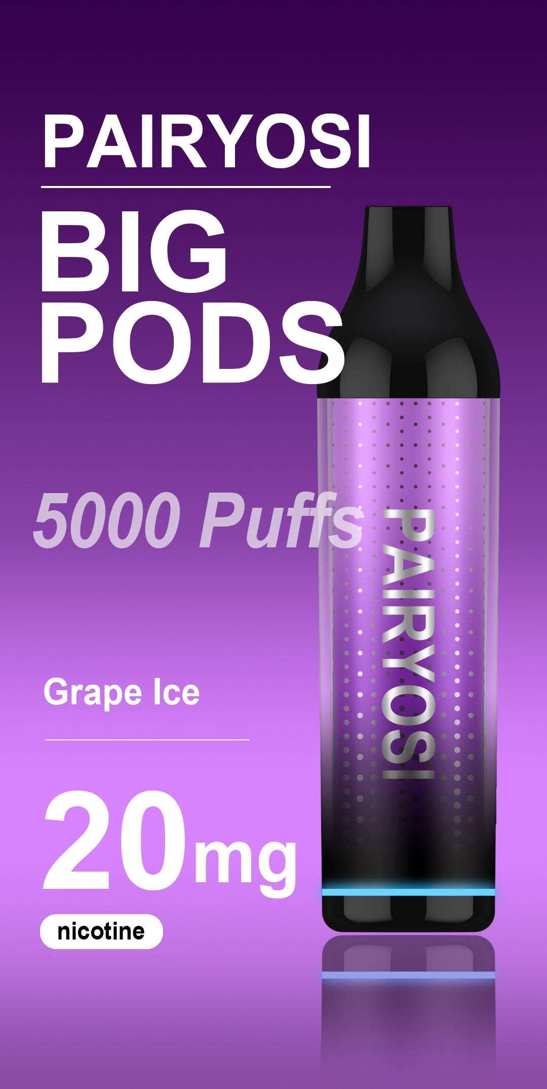 Big pod vape Grape ice